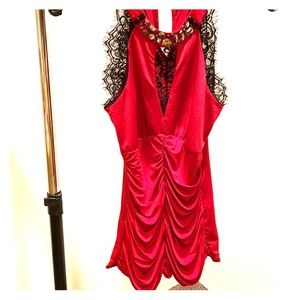 Sexy ruched top with eyelash lace